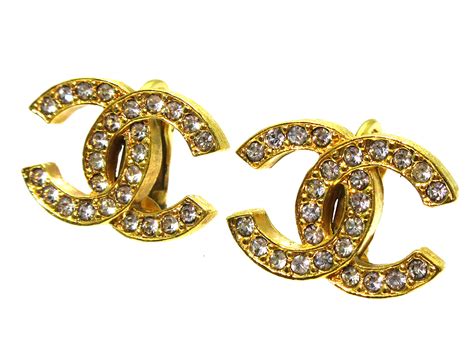 ebay chanel replica earrings|vintage faux Chanel earrings.